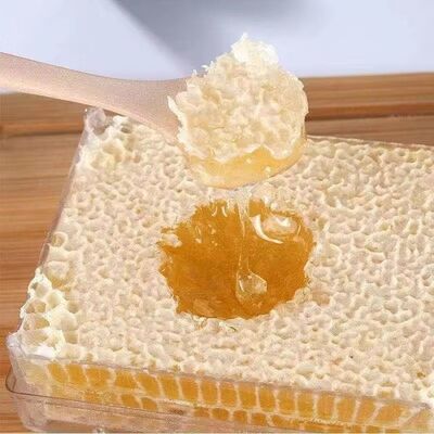 500g Pure Natural Raw Honeycomb High Quality Bee Product Food Grade Fresh Honeycomb in Boxes Packaging