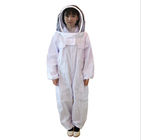 Apiculture Vented Beekeeping Clothing Suits with Hooded Hat-Veil Apiculture Bee Keeping Equipment Tool