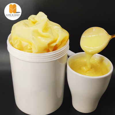 100% Pure Natural Fresh Royal Jelly High Quality Honey Product Food Grade Light Yellow Fresh Royal Jelly