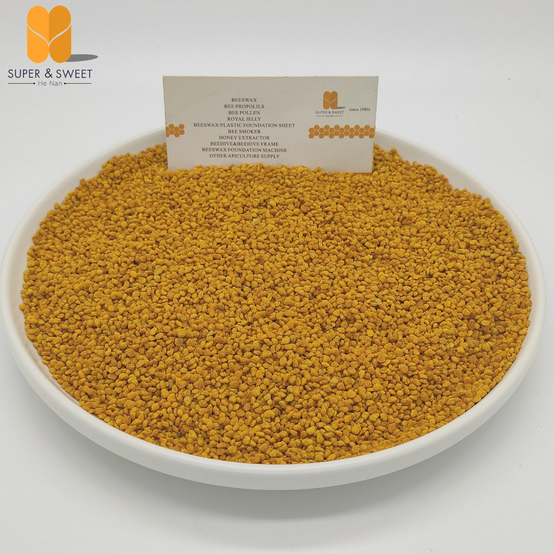 Manufacturer Supply Bulk Food Grade Bee Pollen Granules Natural Herbal Extract Premium Lotus Bee Pollen in Bag Packaging